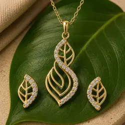 Leafy Affair Pendant Set
