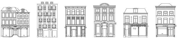 Illustrated jewellery boutiques from the footer reference